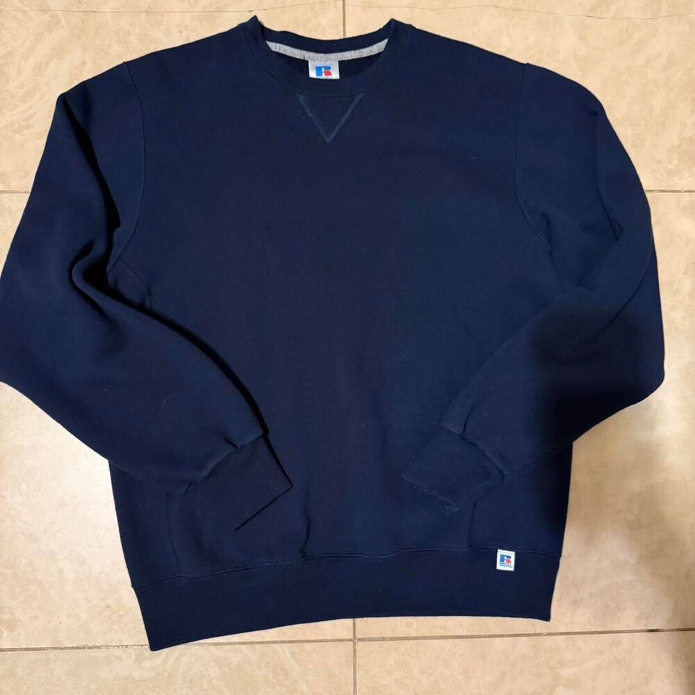 Russell-athletic Men's Navy Sweatshirt